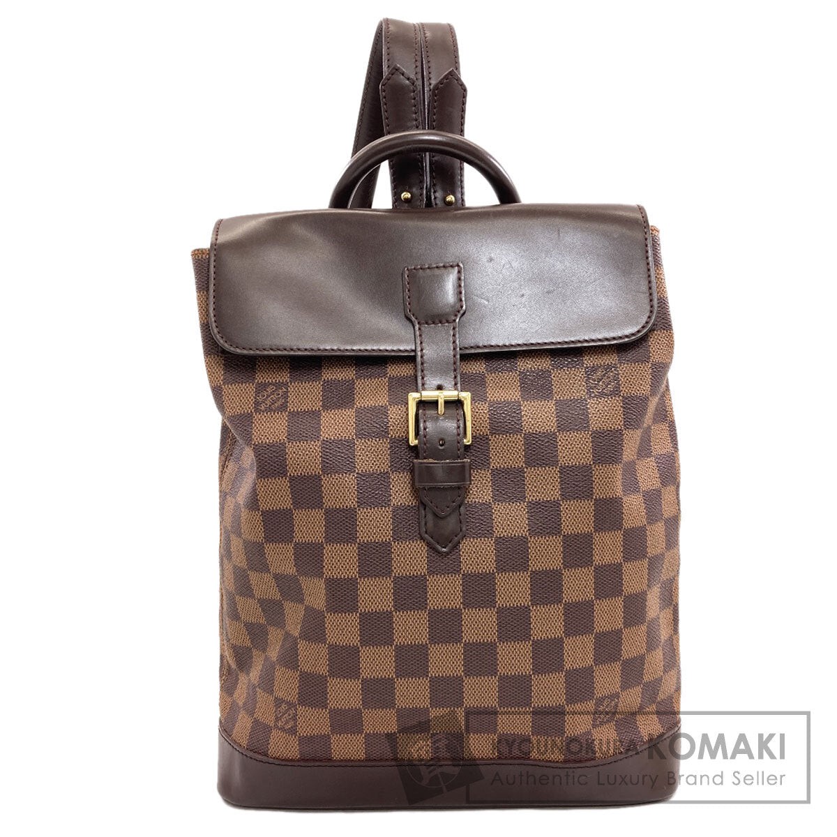 LOUIS VUITTON N55132 Soho Backpack Daypack Damier canvas Ladies [Used]