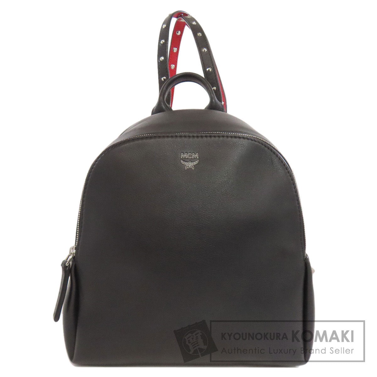 MCM Studs Backpack Daypack Leather Ladies [Used]