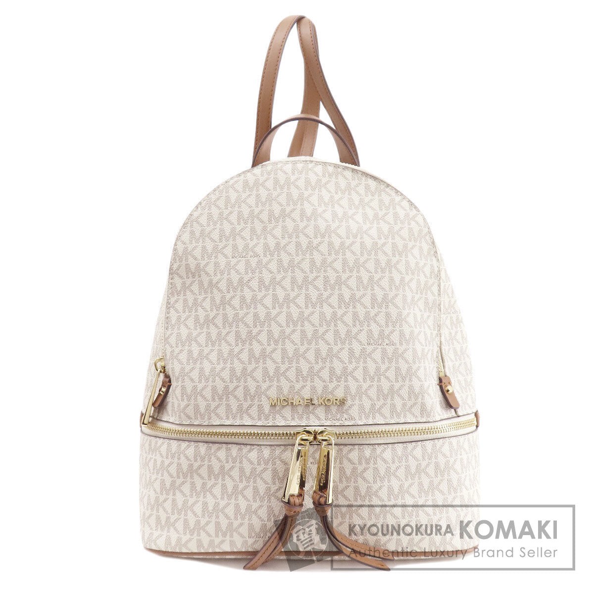 Michael Kors MK signature Backpack Daypack PVC Ladies [Used]