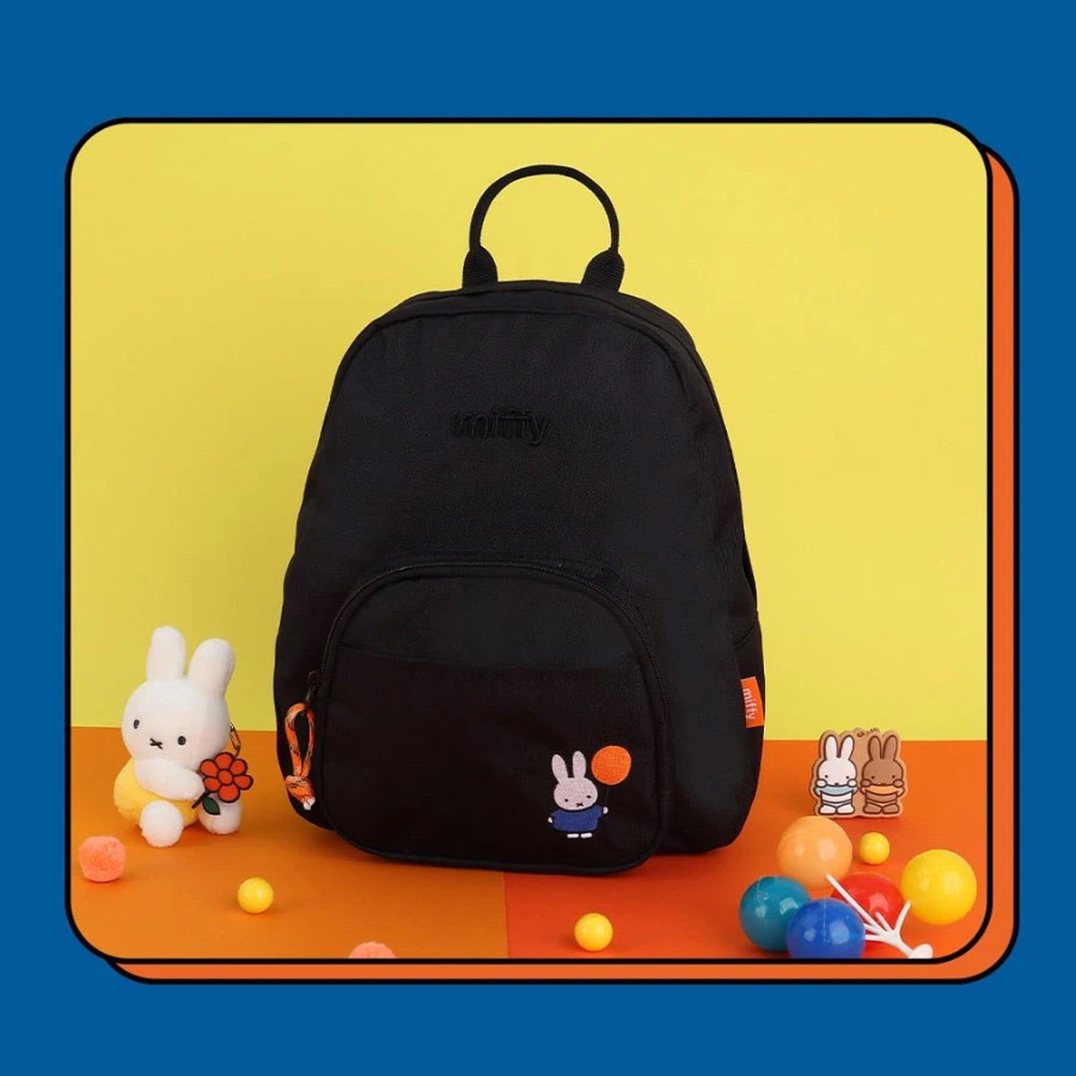 Miffy Embroidered Mini Backpack