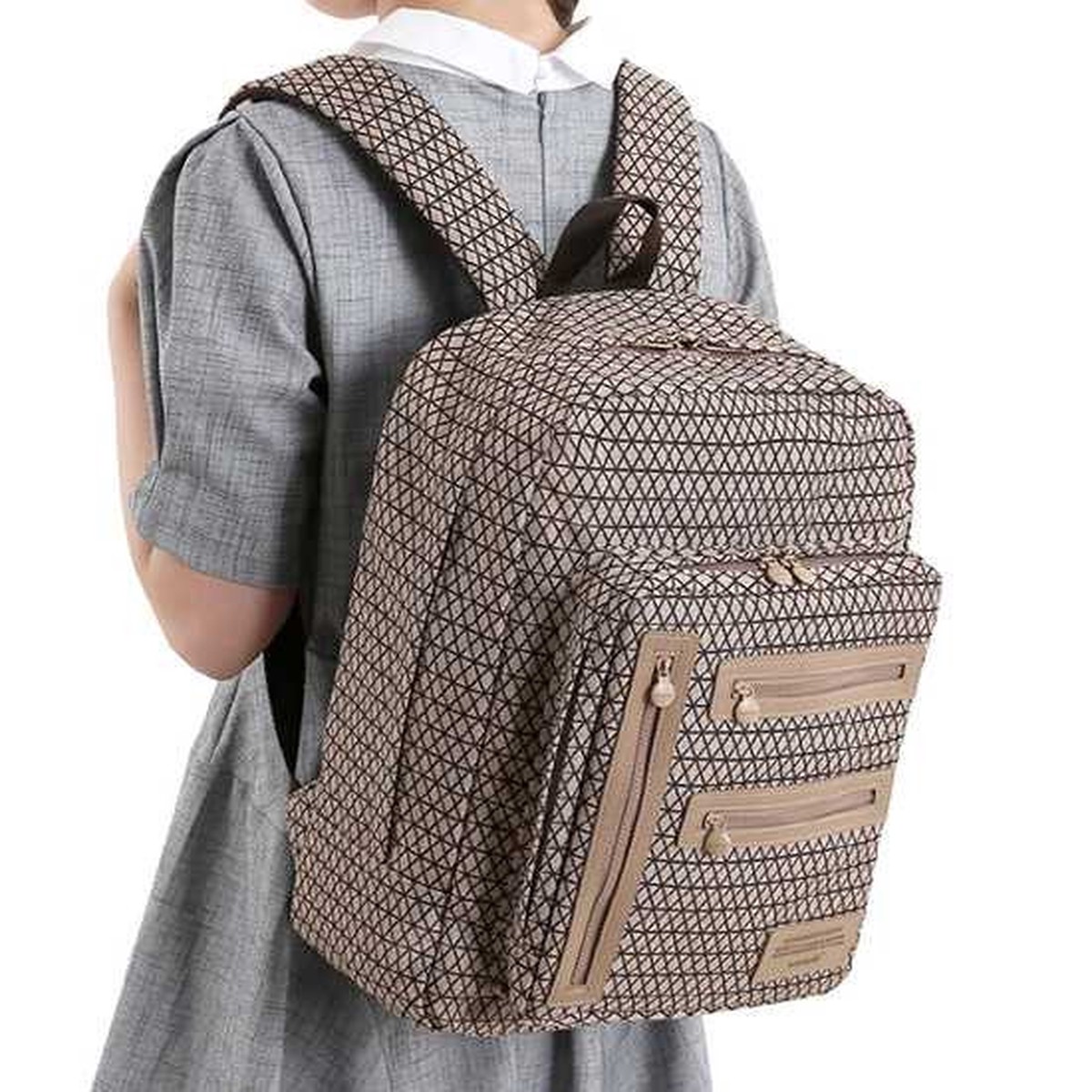 Monopoly Vintage pattern easy carry backpack
