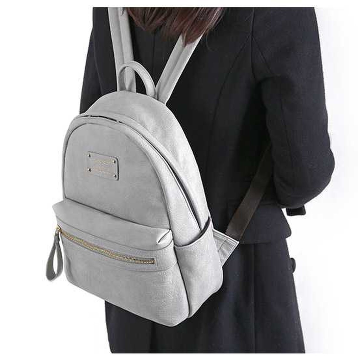 Monopoly Wanna be professional leather small backpack