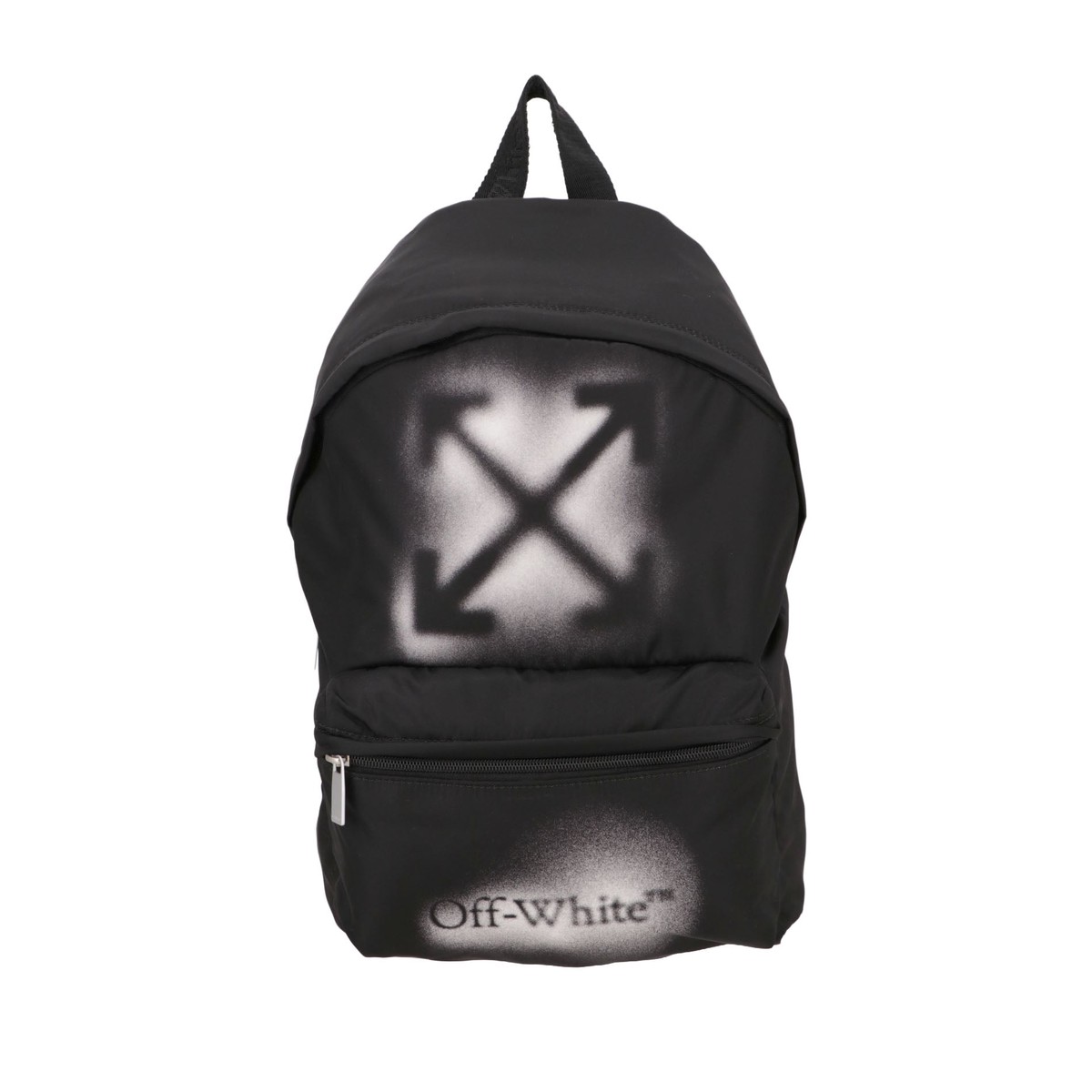 Off White Kids Black/White Backpack