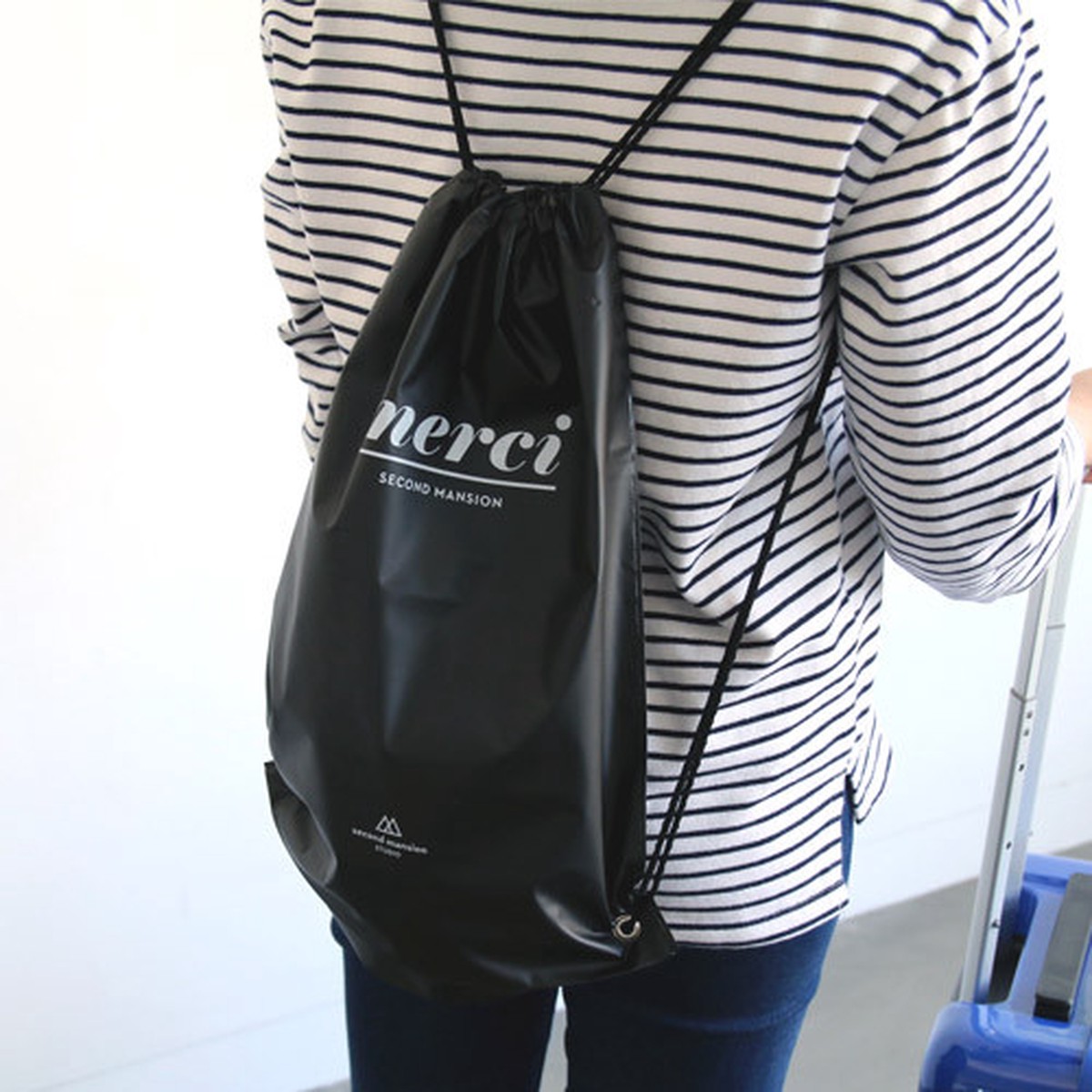 PlanD Merci travel waterproof drawstring backpack