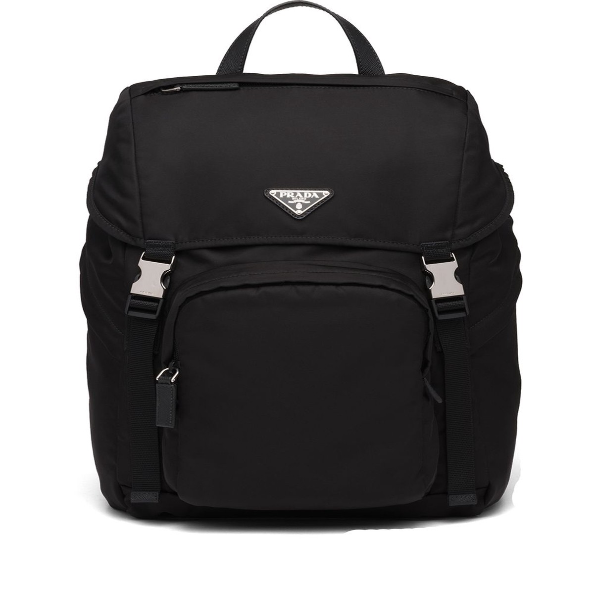 Prada Men Re-Nylon Amd Saffiano Backpack