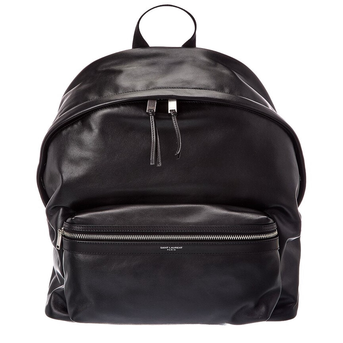 Saint Laurent City Matte Leather Backpack