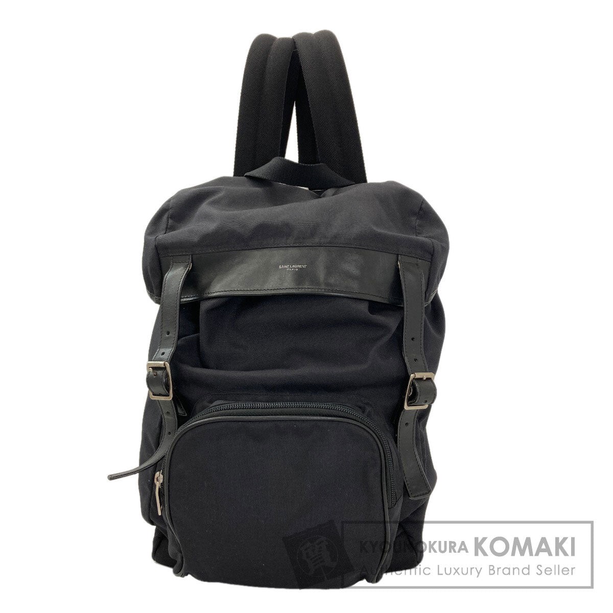 SAINT LAURENT logo Backpack Daypack Canvas Ladies [Used]