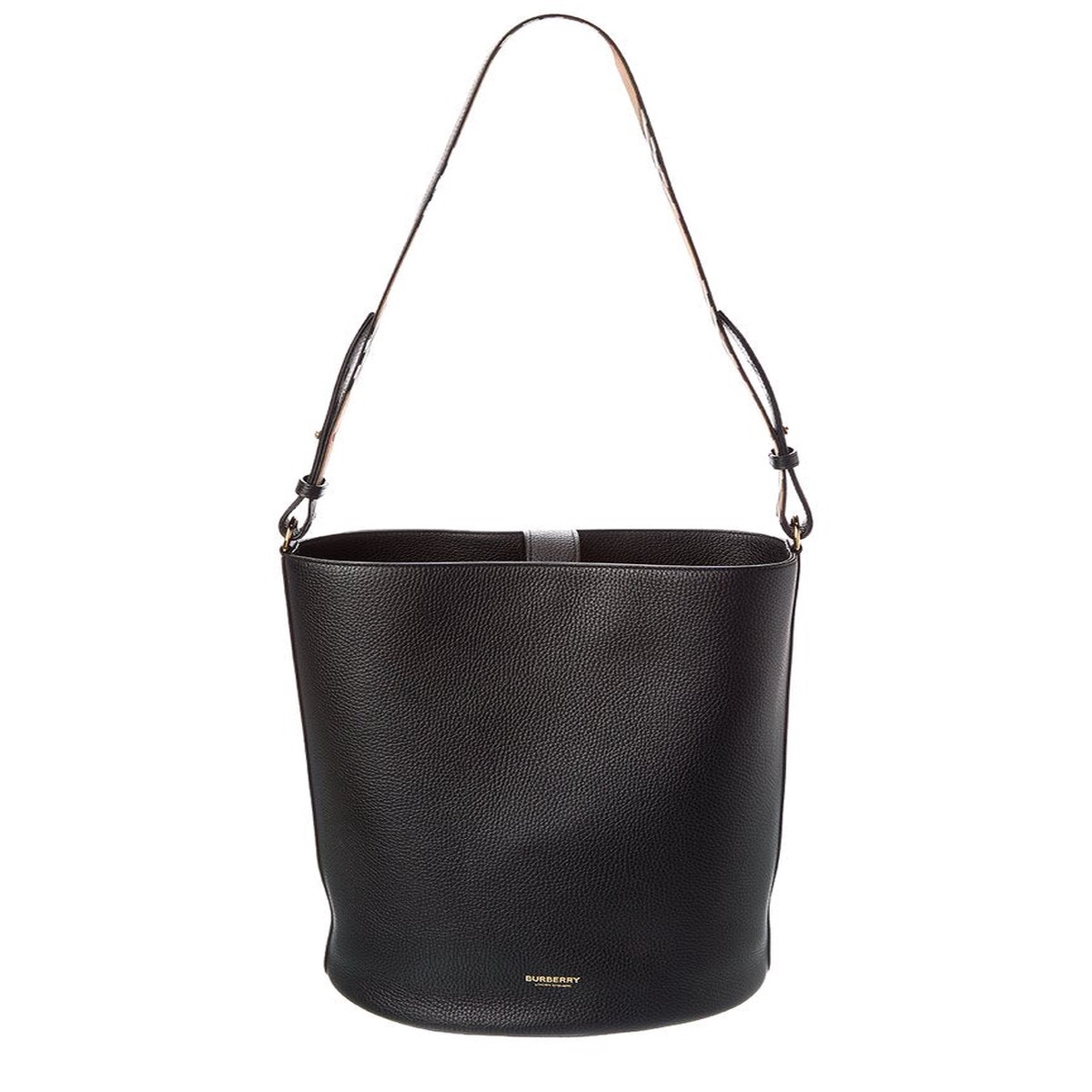 Burberry Leather Bucket Bag
