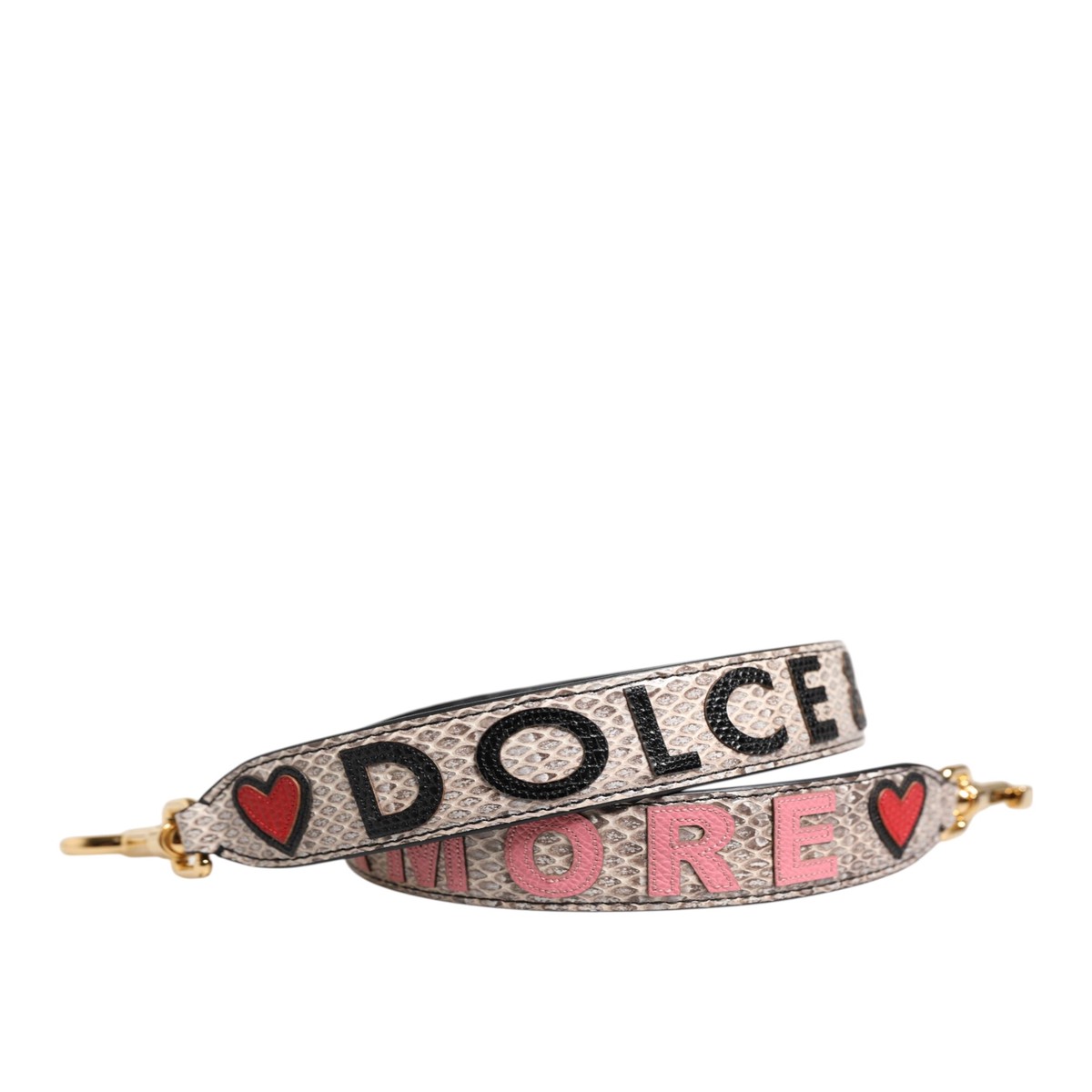 Dolce & Gabbana Multicolor DG AMORE Patch Bag Accessory Shoulder Women's Strap