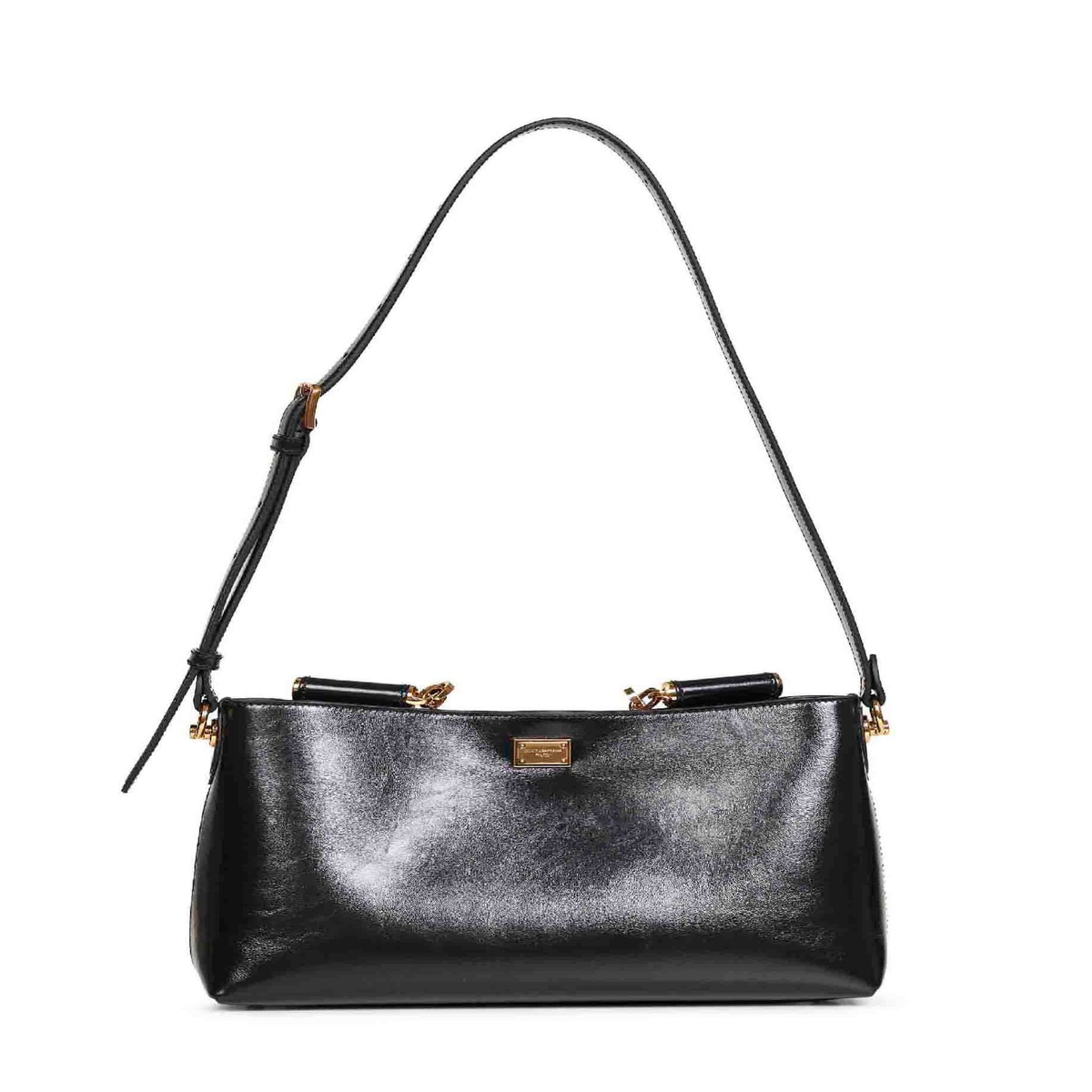 Dolce & Gabbana Women Black Vittoria Medium Handbag With Shoulder Strap