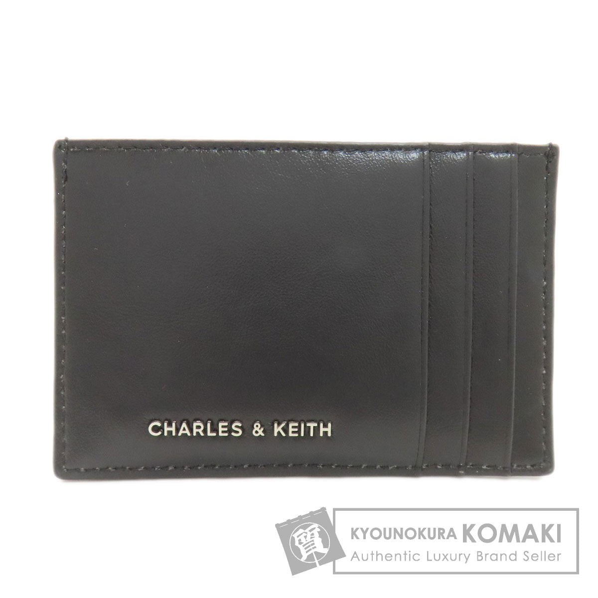 CHARLESKEITH Braid Card Case Leather Ladies [Used]
