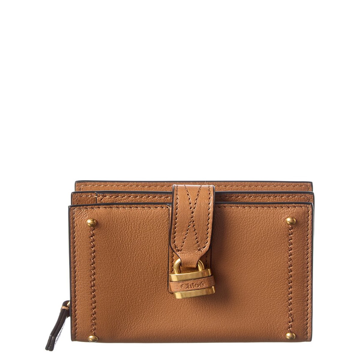 Chlo Paddington Square Leather Card Case