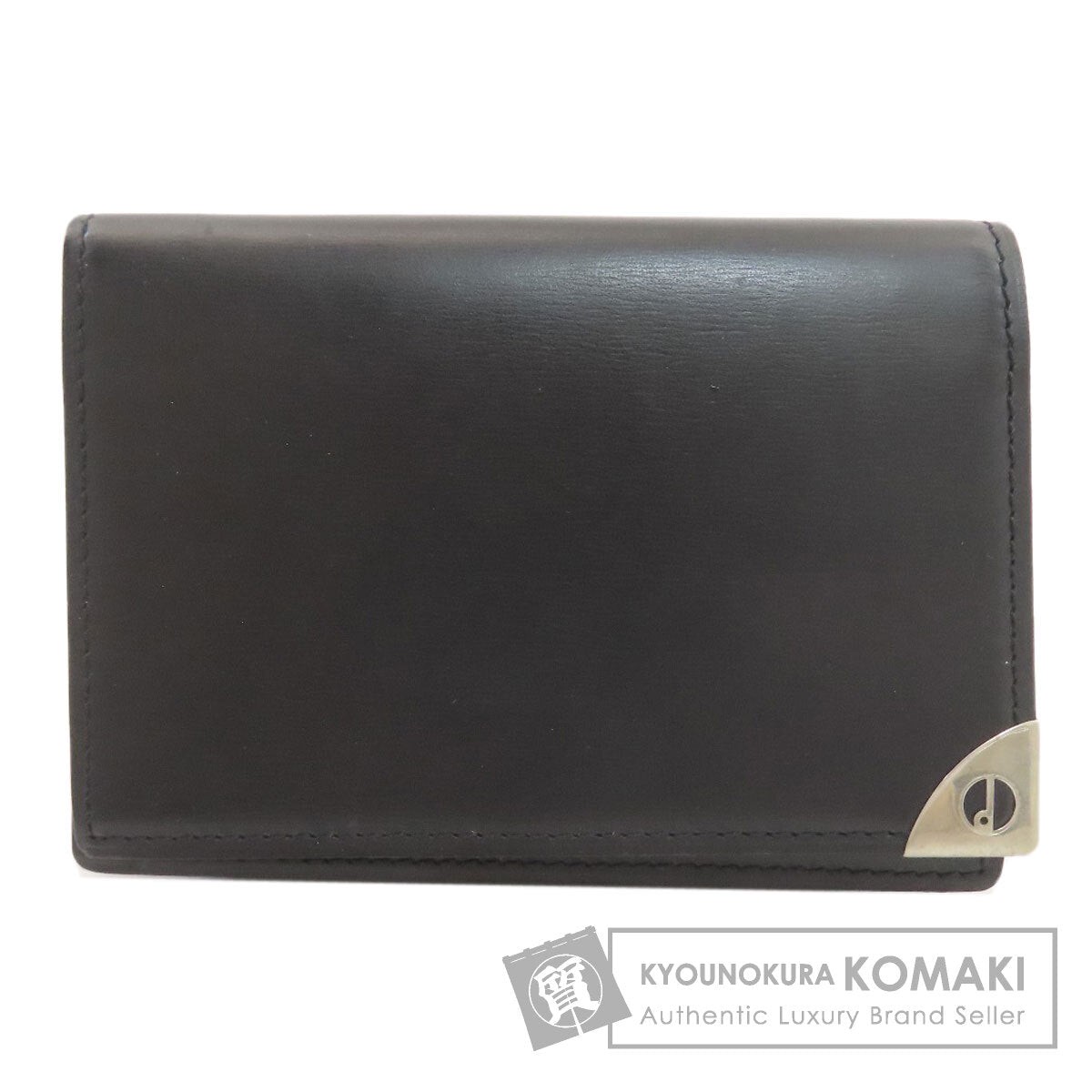 Dunhill logo Card Case Calf Ladies [Used]