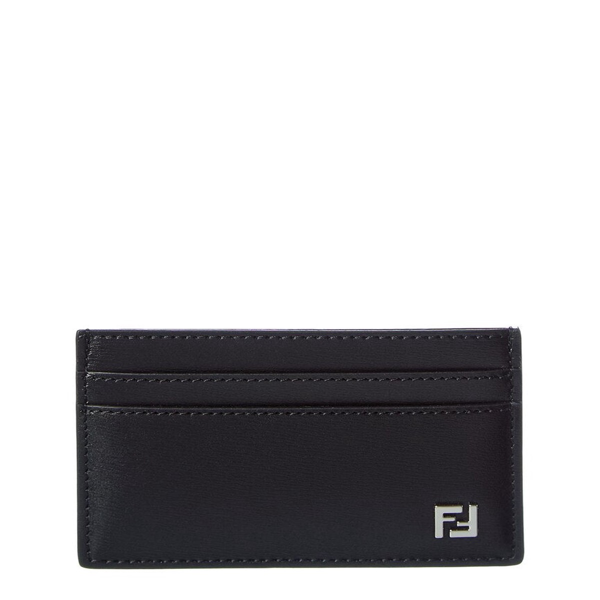Fendi Ff Squared Leather Card Holder