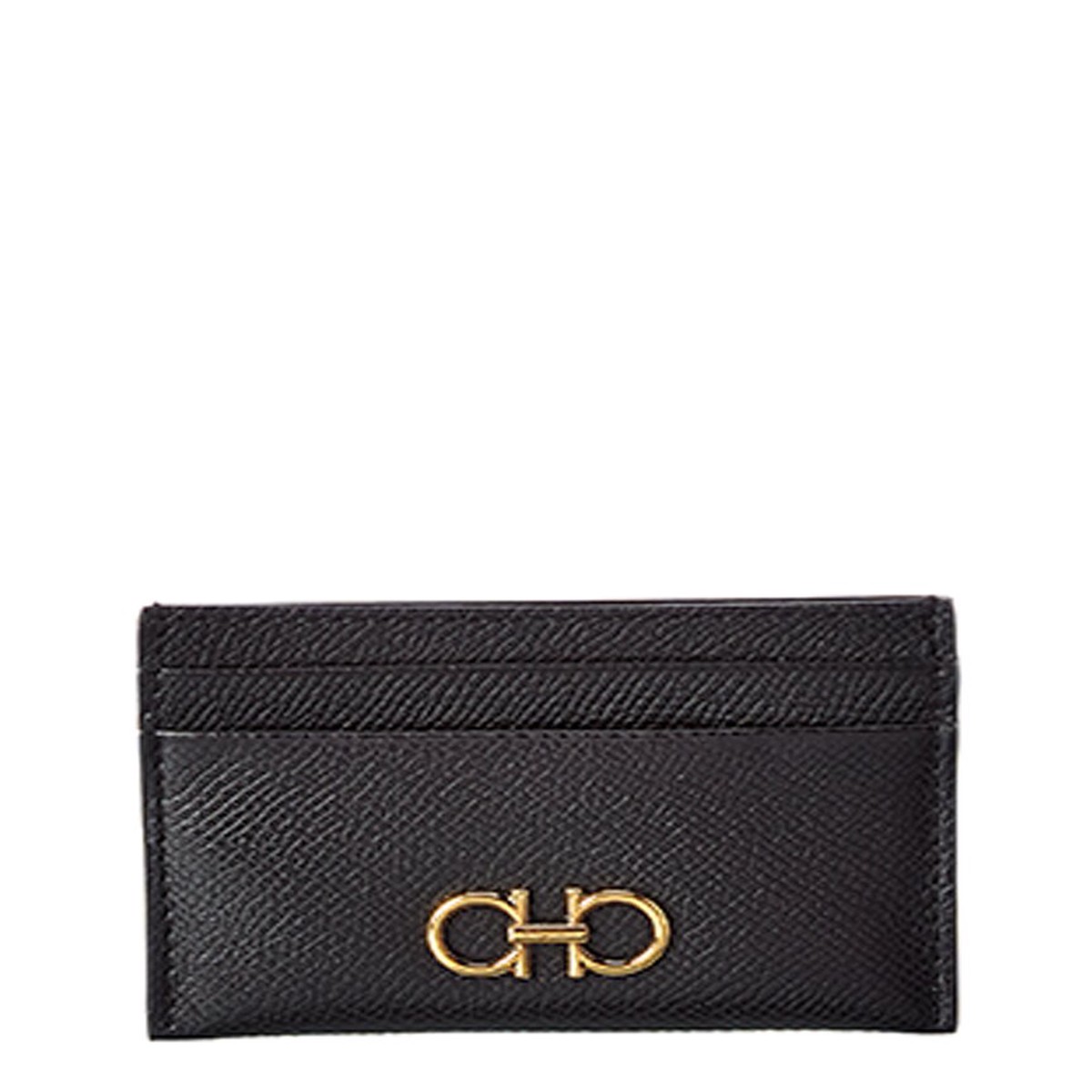 Ferragamo Gancini Leather Card Holder