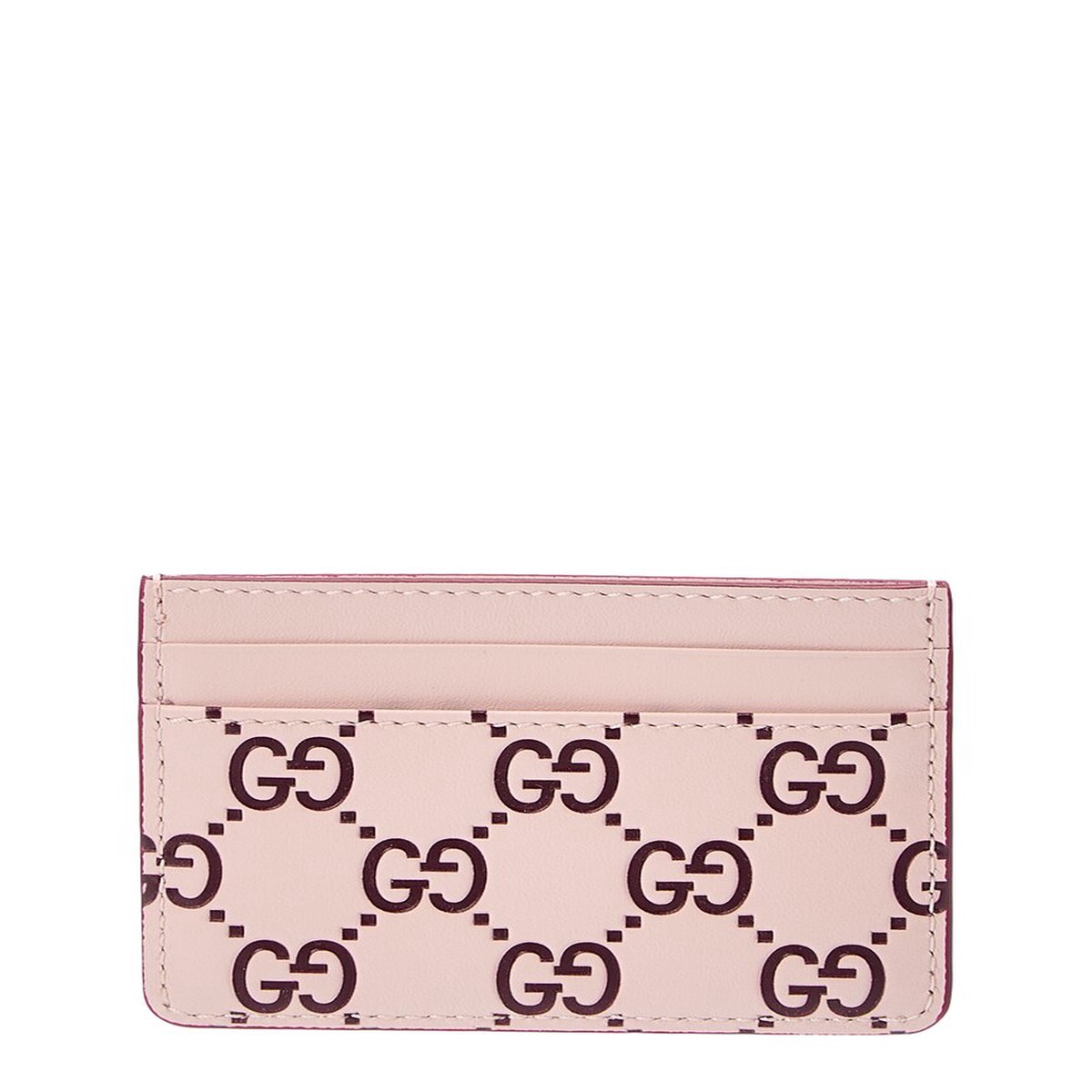 Gucci Gg Logo Leather Card Case
