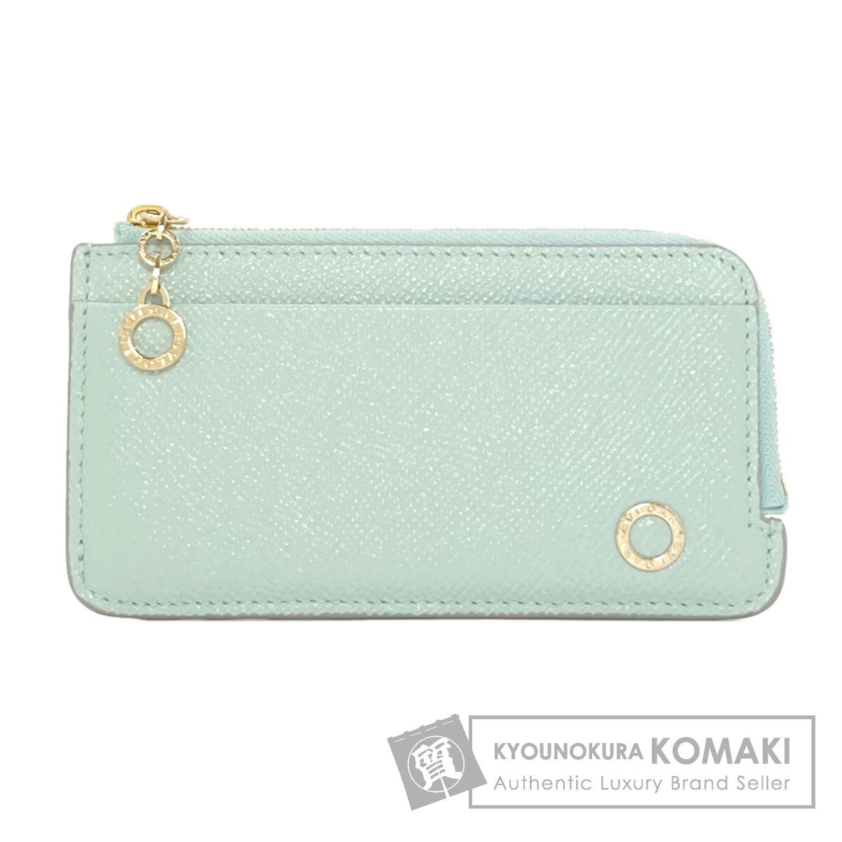 BVLGARI BVLGARI BVLGARI Card Case Leather Ladies [Used]
