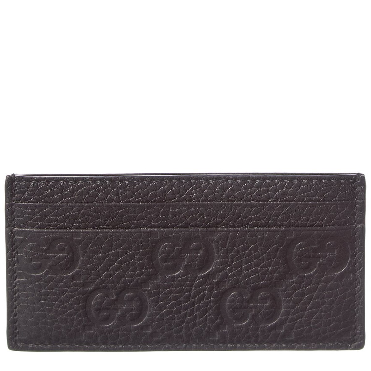 Gucci Imprint Leather Card Case