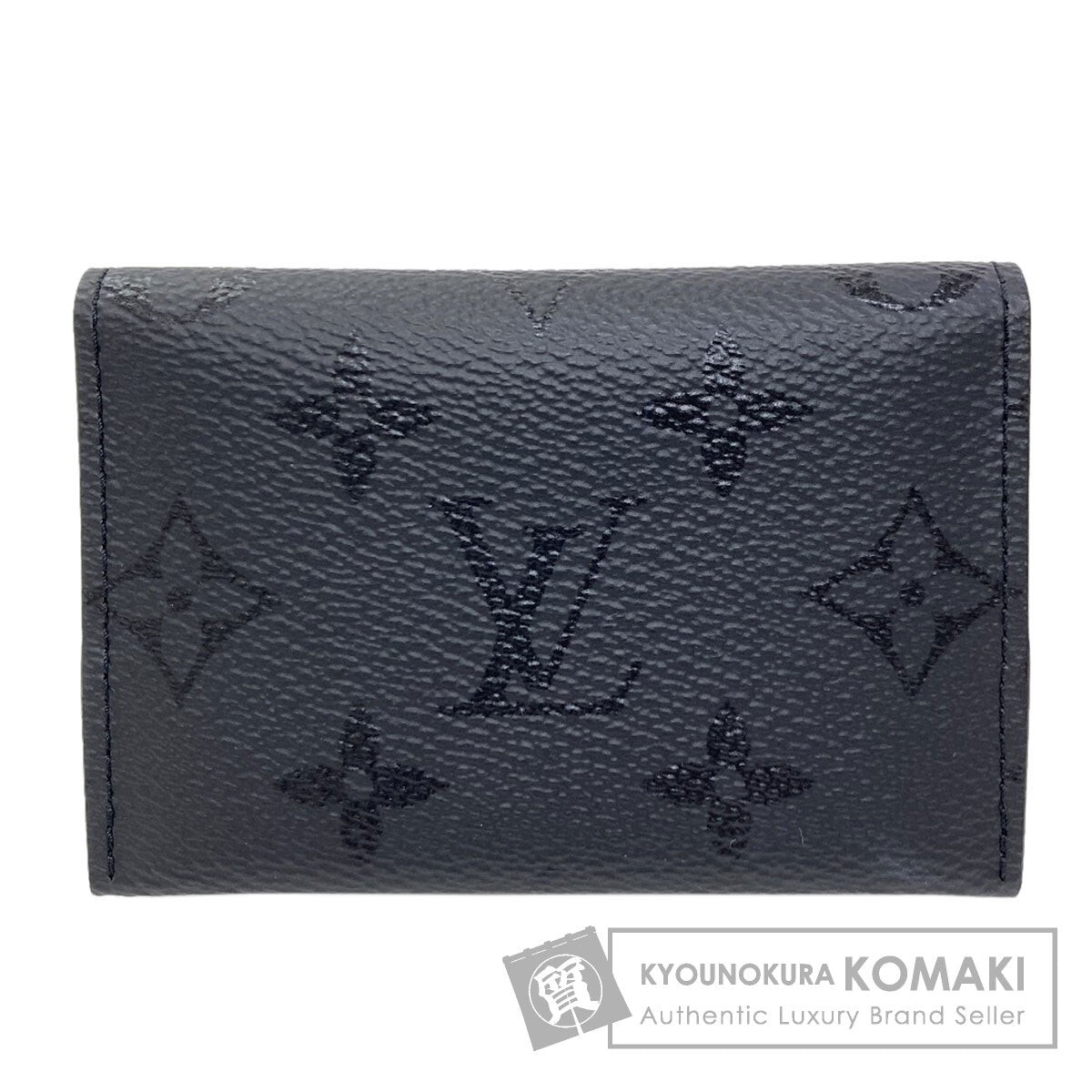 LOUIS VUITTON M26733 Slim Porte Cartes Card Case Monogram Midnight mens [Used]