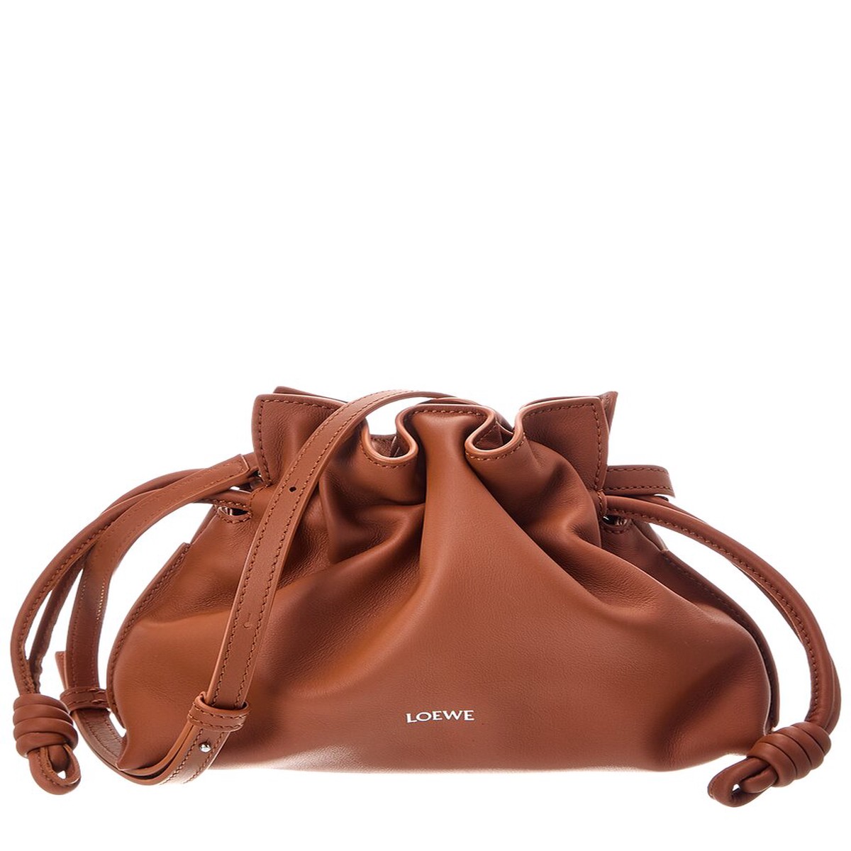 Dnu Inv Loewe Flamenco Mini Leather Clutch