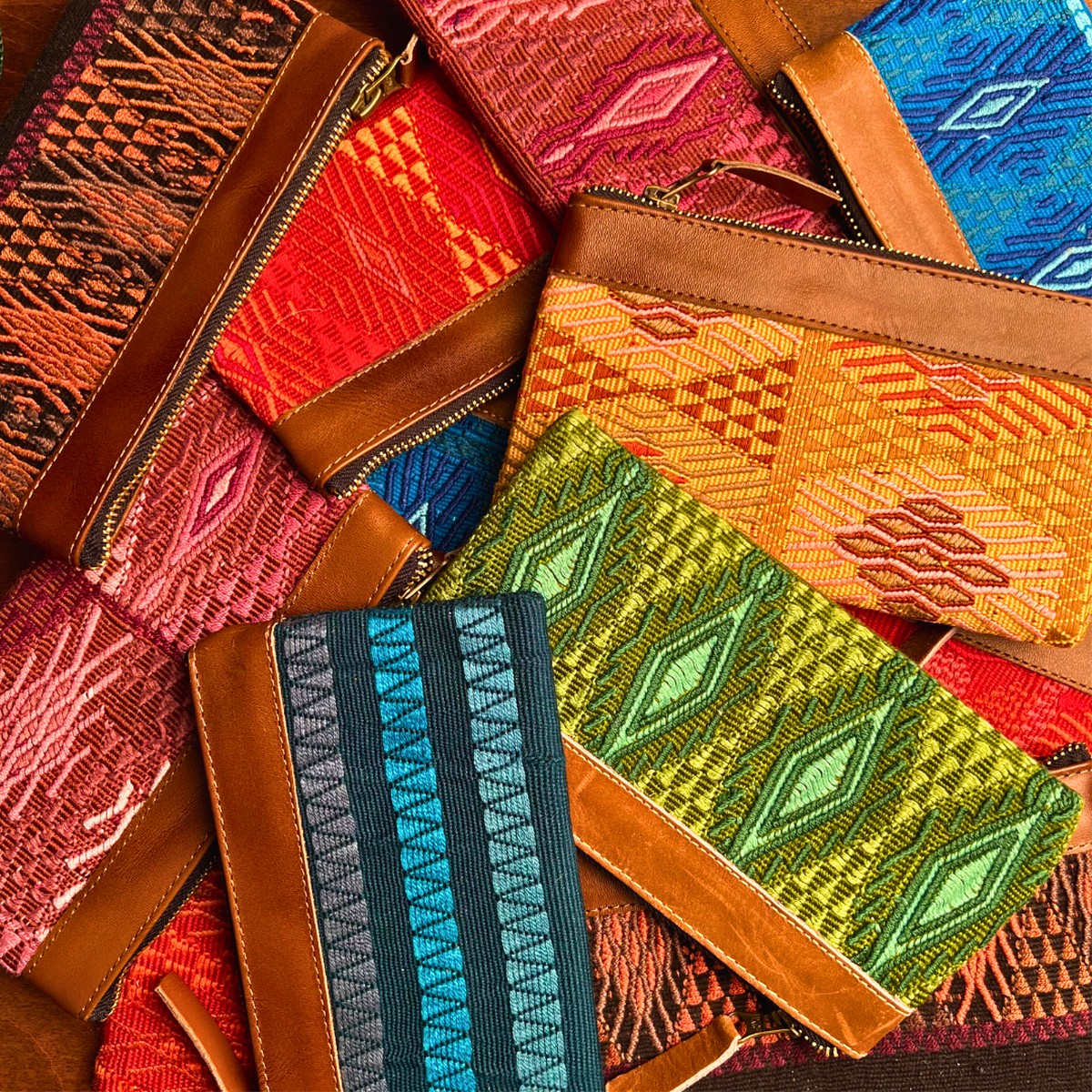 Huipil Mini-Clutch (Multiple Colors Available)