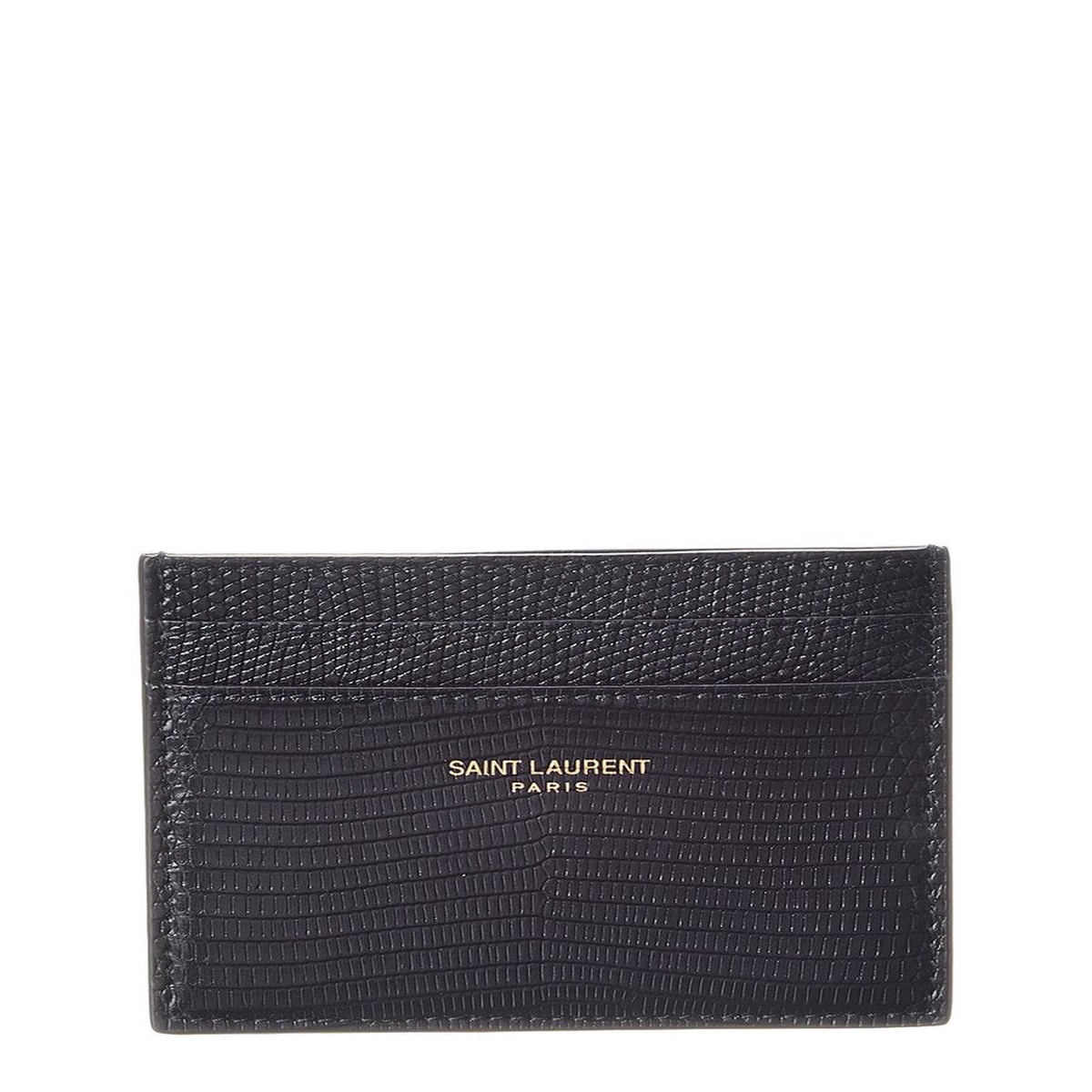 Saint Laurent Logo Leather Card Case