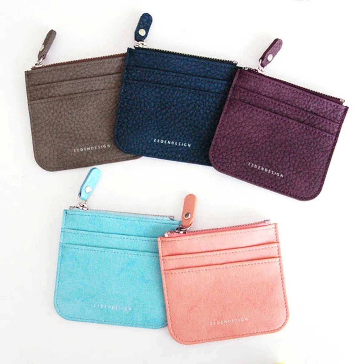 Simple flat pocket card case holder