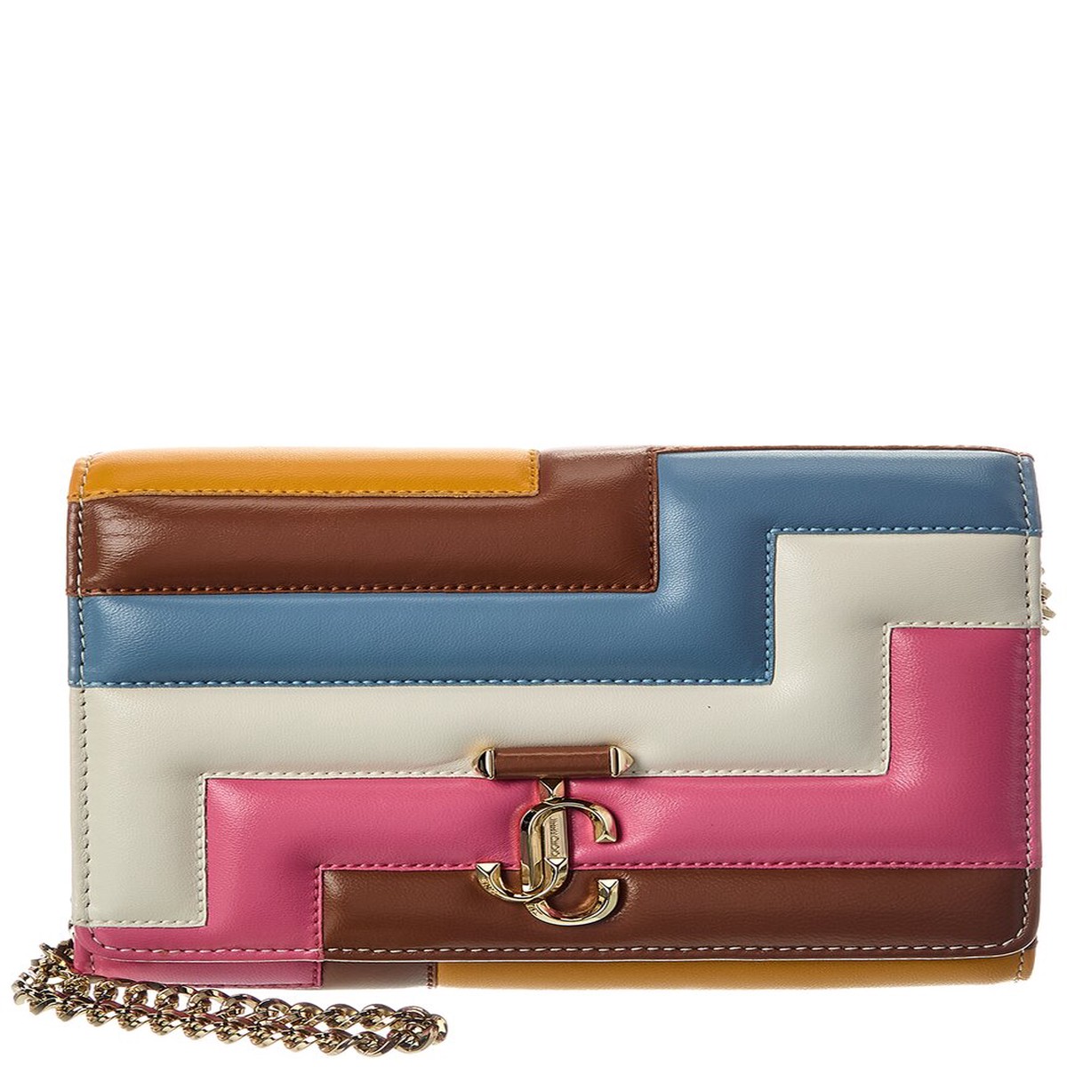 Jimmy Choo Avenue Leather Clutch