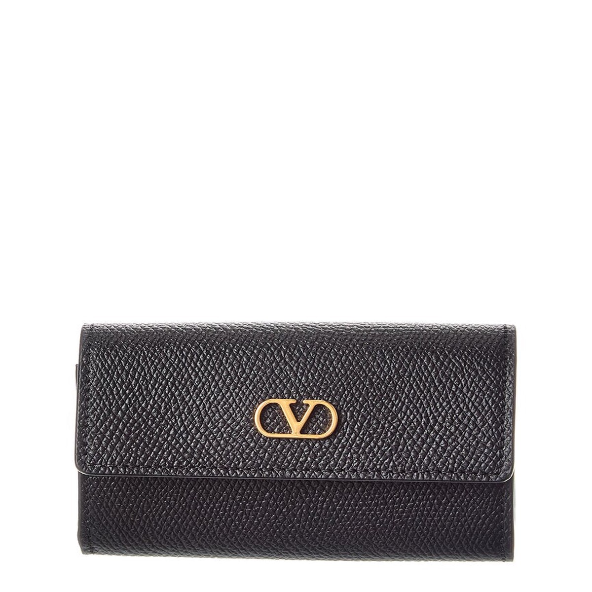Valentino Vlogo Leather Card Case